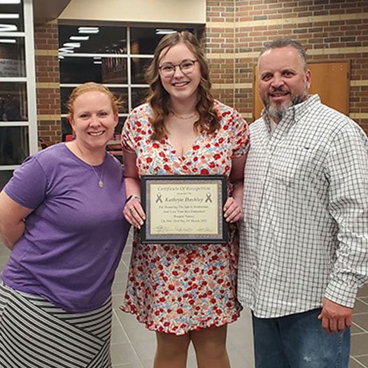 Congratulations Katie Dashley – Fairfield High School